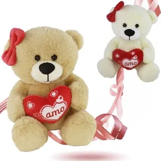 Teddybär Plüsch Mit Herz Aufschrift Ich Liebe Dich Schleife 22 Cm Valentinstag 92614