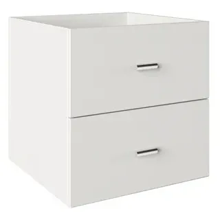 PHOENIX Schubladencontainer Raumteiler-Erweiterungsset BxHxL: 34,1 x 34,1 x 33,4 cm, Holz - weiss