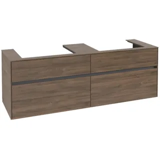 Villeroy & Boch Collaro Waschbeckenunterschrank 160 x 55 cm Arizona Oak