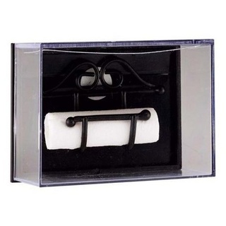 Reutter Porzellan Dekofigur 001.761/5 - Metall-Küchenrollenhalter, Miniatur schwarz