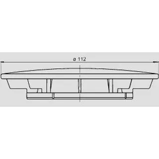 Sanit Abdeckplatte Funktionseinheit 823/90 05165810000 90 x 1,5