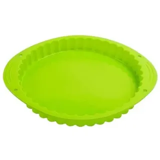 webake Pie Form Obstkuchenform Silikon Tarteform Quicheform 24 cm Tortenboden Backform Rund Kuchenform Tortenbodenform für Pie, Quiche, Obstkuchen