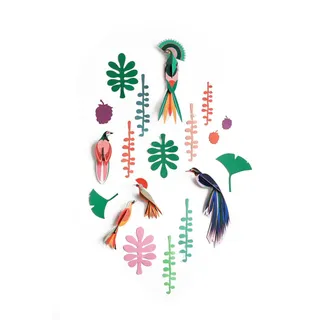 WANDDEKO Vogel-Set 20/5 cm
