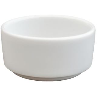 Teelichthalter 4,3 cm Porzellan weiß Kerzenhalter Teelichthülle klein stapelbar 1Stück