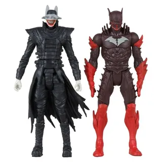 McFarlane Toys Batman Who Laughs & Red Death Actionfigur 8 cm rot