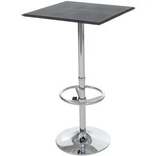 Mendler Bartisch Chicago 110 x 63 x 63 cm Schwarz