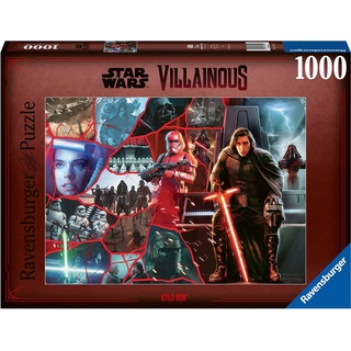 Ravensburger Puzzle Star Wars Villainous, Kylo Ren, 1000 Puzzleteile, Made in Germany bunt