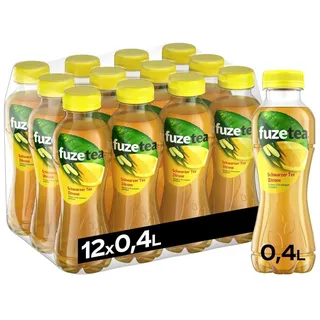 Fuze Tea Schwarzer Tee Zitrone & Zitronengras 12x 400ml