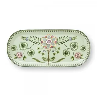 Pip Studio Lily&Lotus Light Green Kuchenplatte 33,3x15,5cm