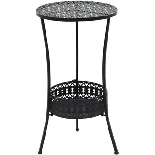 Gartenmöbel Tisch |Balkontisch |Bistrotisch Schwarz 40x70cm Metall