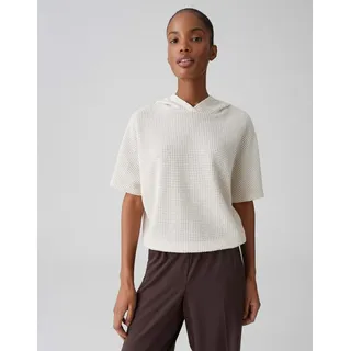 Opus Sweatshirt Lochmuster Beige 38