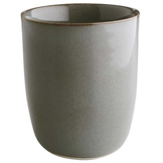 BUTLERS Tasse NATIVE Tasse ohne Henkel 300ml, Steinzeug grau