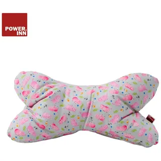 POWER INN Nackenkissen 44 x 23 cm Hellgrau