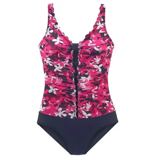 petite fleur by lascana Badeanzug Damen Rot/Mehrfarbig 38 Cup C