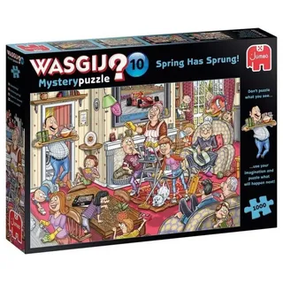 JUMBO Spiele Wasgij Mystery 10 Endlich Frühling! 1000 Teile