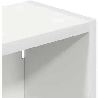 vidaXL Badezimmerschrank 20 x 16 x 62,5 cm Weiß