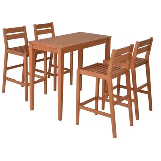 Garden Pleasure Gartenbar-Set 5-tlg. Beige
