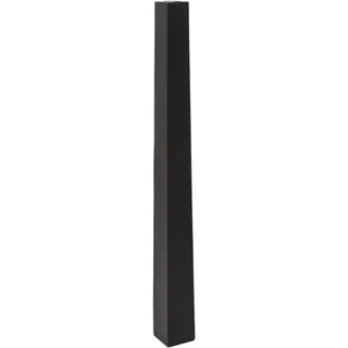 VIVANNO Bodenvase Standvase Fiberglas Obelisk Schwarz Matt 120