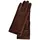 Leder warm dark brown Gr