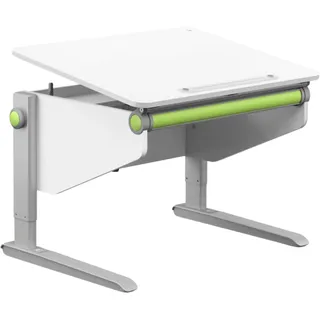 Moll Winner Compact Comfort Kinderschreibtisch höhenverstellbar | mitwachsend & ergonomisch mit neigbarer Tischplatte & gerundeten Ecken | Schreibtisch ideal für Schulkinder | Made in Germany
