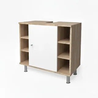 Vicco Waschbeckenunterschrank Fynn, Sonoma Badmöbel Badschrank Unterschrank