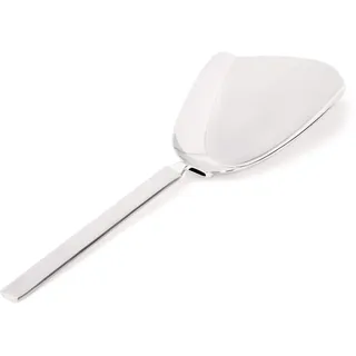 Alessi 4180/27 Dry Risottoservierlöffel aus Edelstahl Glänzend Poliert mit Mattiertem Griff