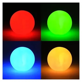 levandeo LED Kugel 8cm Mehrfarbig
