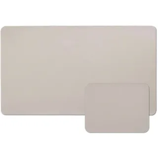 Organizer ZELLER PRESENT "Schreibtischunterlage inklusive Mousepad", beige (creme), B:70cm H:0,5cm T:40cm, PVC, Aufbewahrungsboxen, Kunstleder, leicht abwischbar
