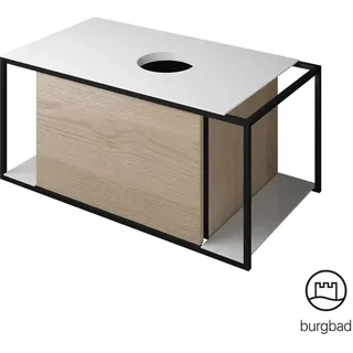 Burgbad Junit Waschtischunterschrank, 1 Auszug B: 90 H: 39.5 SFRI090RF3150G0175#OHNEAUSSCHNITT