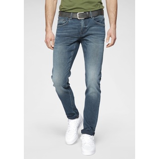 Slim-fit-Jeans PME LEGEND "Tailwheel" Gr. 32, Länge 34, blau (dark blue indigo) Herren Jeans Slim Fit
