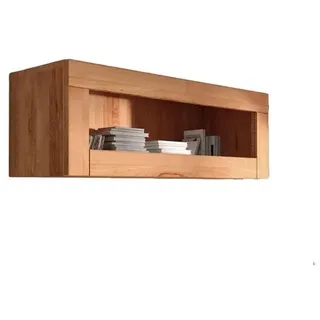 Natur24 Regal Wandregal Ringo aus Kernbuche massiv 105x32x35 cm mit 1 offenem Fach braun