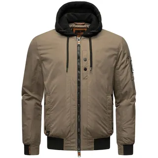 Stone Harbour Bomberjacke Hoobo Stylische Herren Fliegerjacke mit abnehmbarer Innenjacke braun XXL (56)