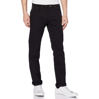 camel active Herren Regular Fit 5-Pocket Jeans Forever Black 32 Schwarz menswear-48/32
