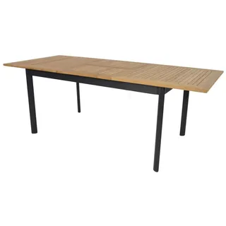 leslilivingb Monza Ausziehtisch 152-210 x 89 x 75,5 cm Anthrazit