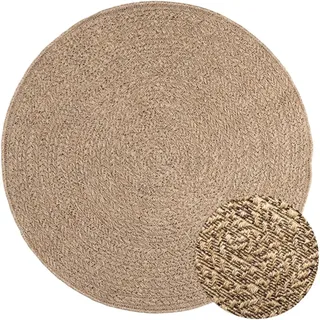 Teppich 120 Cm Jute-optik Innen Und Außen