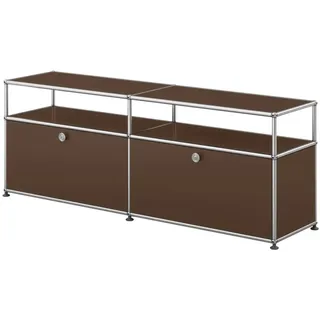 USM Haller Lowboard, mit 2 Klapptüren Braun