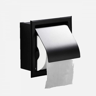 PSVOD Toilettenpapierhalter Unterputz-Wandhalterung aus Edelstahl for die Toilettenpapierrolle im Badezimmer Regal