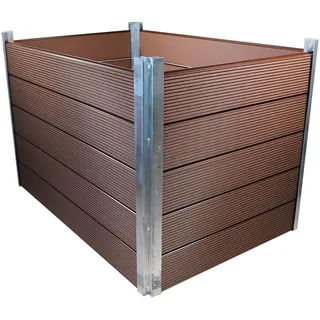 Hochbeet Gartenbeet Gemüsebeet WPC Premium Holzoptik 115 x 80 x 75 cm GARDINGER