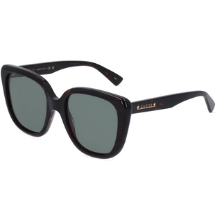 Gucci GG1169S Damen-Sonnenbrille Vollrand Butterfly Kunststoff-Gestell, braun