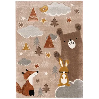Pergamon Maui Kids Kinderteppich 200 x 290 cm Beige/Braun