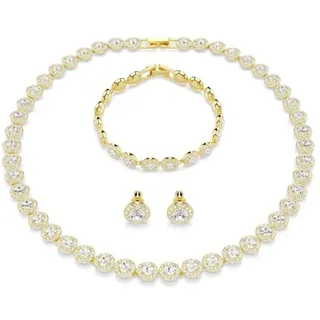 Swarovski Una Angelic Set, Round Cut, Weiß