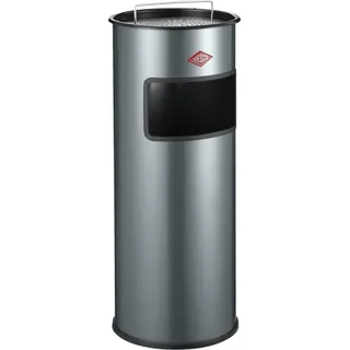 Wesco Standascher mit Sieb 30 Liter Grau