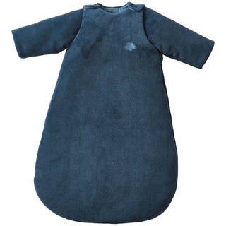 Vertbaudet Baby Winter-Schlafsack „Alaska“, Ärmel abnehmbar  Oeko-Tex, blau, 68CM
