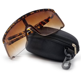 duomio Sonnenbrille Speedy Sunglasses Schnelle Sonnenbrille Vintage Sport Herren Damen braun