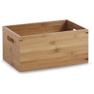 Zeller Aufbewahrungskiste Bambus 20 cm x 30 cm x 14 cm Natur