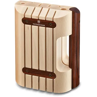 Victorinox Wood, Messerblock, leer, Messerblock, Braun