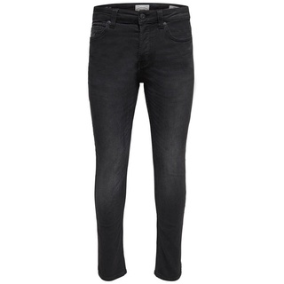 ONLY & SONS Straight-Jeans schwarz