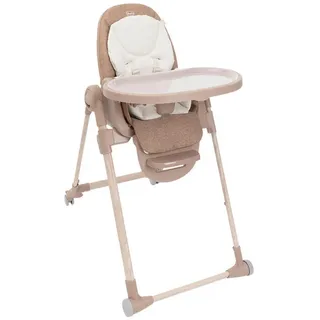 Chicco Hochstuhl Polly Armonia, Terracotta, Kunststoff, 57x79-104x90 cm, Fußstütze verstellbar, Essbrett abnehmbar, höhenverstellbar, zusammenklappbar, Bezug waschbar, Babymöbel, Hochstühle & Zubehör, Hochstühle