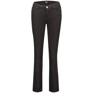 Lee® 5-Pocket-Jeans Damen Jeans MARION Straight Fit (1-tlg) schwarz 26/31