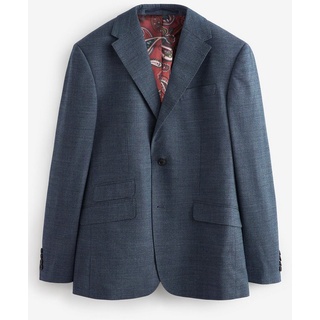 Next Baukastensakko Anzug aus Wolle im Regular-Fit: Sakko (1-tlg) blau 46 (GB: 36R)